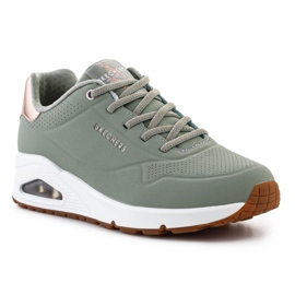 Skechers Uno Shimmer Away W 155196 SAGE sko grøn