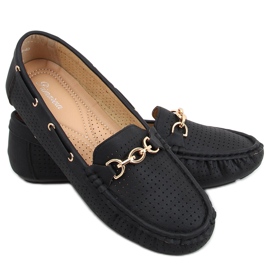 Nisa sorte loafers til kvinder