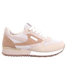 Agassi Beige sneakers til kvinder