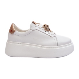 Dame læder sneakers CheBello 4411 Hvid