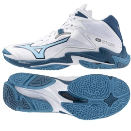 Mizuno Wave Lightning Z8 Mid M V1GA240521 volleyballsko hvid