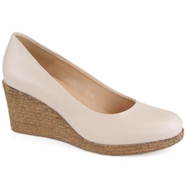 Beige kilesko til kvinder Potocki SZ12024