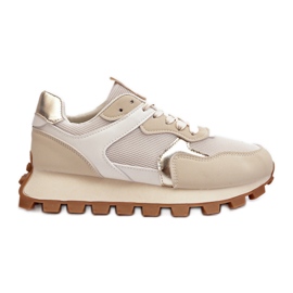 Beige Ralita Dame Sportssko Sneakers