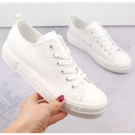 Big Star W INT1963A platform sneakers, hvide