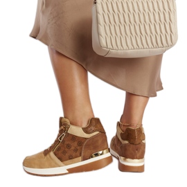 Brune Knoxville wedge sneakers