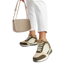 Green Chestnut wedge sneakers grøn