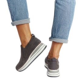 Grå Cliffside platform sneakers