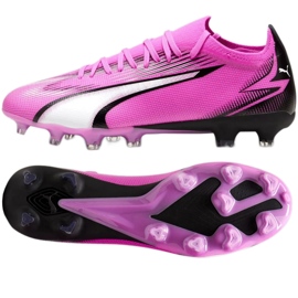 Puma Ultra Match FG/MG M 107754 01 sko lyserød