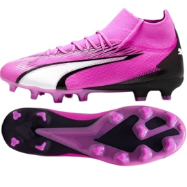Puma Ultra Pro FG/AG M 107750 01 sko lyserød