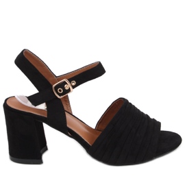 Marika Black højhælede sandaler sort