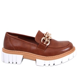 Platform loafers fra Catz Camel brun