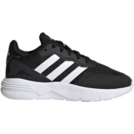 Adidas Nebzed Lifestyle Lace Running Jr HQ6144 sko sort
