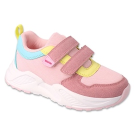 Børnesport Befado med velcro 516Y302 pink lyserød