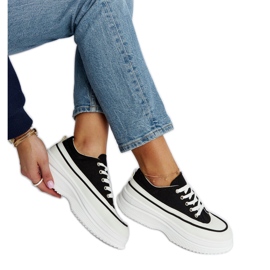 Sorte Plesio platform sneakers
