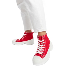 Røde Ronchis high-top sneakers