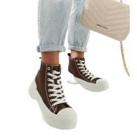 Grønne Ronchis high-top sneakers