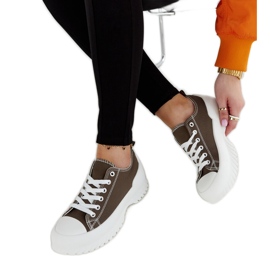 Grønne Monteleone platform sneakers