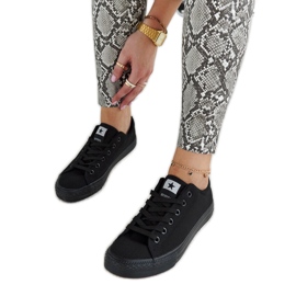 Rocky sneakers i sort stof