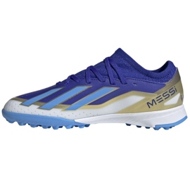 Adidas X Crazyfast League Messi Jr Tf ID0716 sko blå