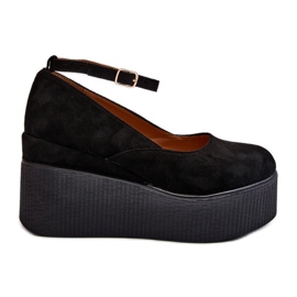 Kvinders sorte Malla Espadrilles på en kile