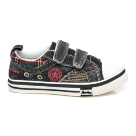American Club Denim sneakers til en dreng sort