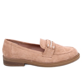 Ferdis Khaki mokkasiner til kvinder beige