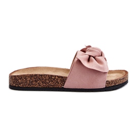 Kvindeflip-flops med sløjfe, Pink Ezephira lyserød