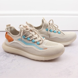 Beige slip-on sportssko til mænd Big Star NN174452