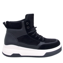 Riess Black high-top sneakers sort