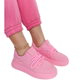 Pink sneakers på Asphodel platformen lyserød