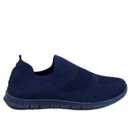 Colums blå strømpesneakers
