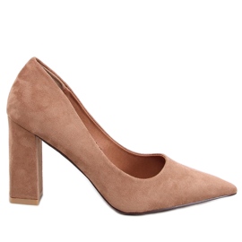 Verizon Khaki stilet pumps beige