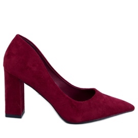 Verizon Wine stiletpumper rød