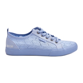 Gennembrudte sneakers Big Star JJ274060 Blå