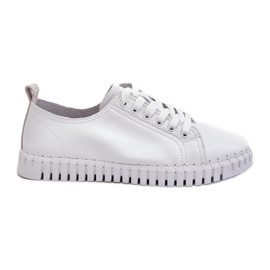 Vinceza Dame læder sneakers Hvid Xenobia