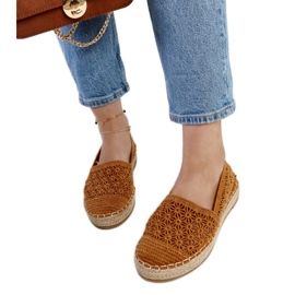 Brune blonde espadriller på Samra platformen
