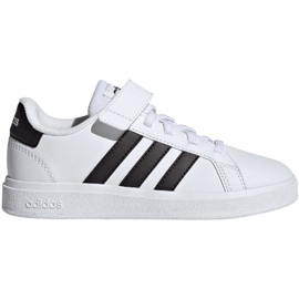Adidas Grand Court 2.0 El K Jr GW6521 sko hvid