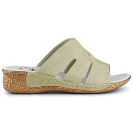 Sunde flip-flops til kvinder, komfortable komfortflip-flops beige