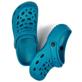 Grønne krokodille-flip-flops