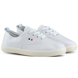 Hvide sneakers med hvid sål, damesneakers