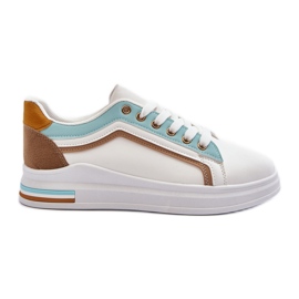 Dame sneakers med glitter blå Elnami