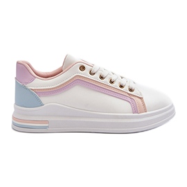 Damesneakers med Glitter Pink Elnami lyserød