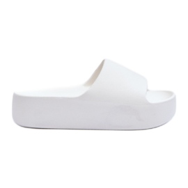 Kvinders flip-flops med tyk sål, hvid oreithano