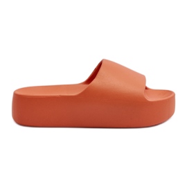 Flip-flops til kvinder med tyk sål, orange oreithano