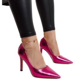 Pink patent Wines stiletter lyserød