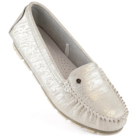 Filippo DP2037/24 GO læder slip-on mokkasiner til kvinder beige