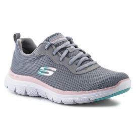 Skechers Flex Appeal 4.0 W sko 149303-GYLP grå