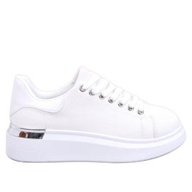 Hvide sneakers i canvas