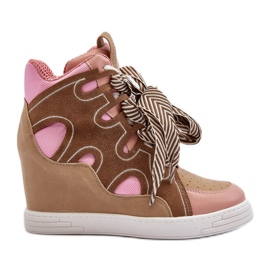 Damesneakers Pink Leoppa lyserød