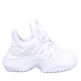 Nuthall White wedge sneakers hvid